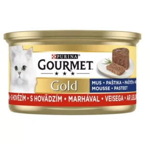 ourmet Gold macska konzerv marha pástétom 85 gr
