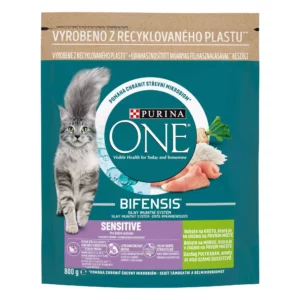 Purina One Sensitive pulykás száraz macskaeledel 800g