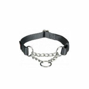 Trixie Prémium fojtó nyakörv M-L grafit 35-50cm/20mm #202816