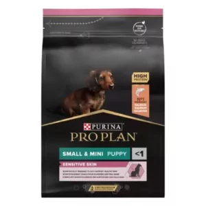 Purina ProPlan Small & Mini Puppy Sensitive Skin lazacban gazdag száraz kutyaeledel 3kg