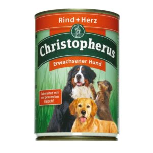 Christopherus Dog konzerv Adult Marha és szív 800g