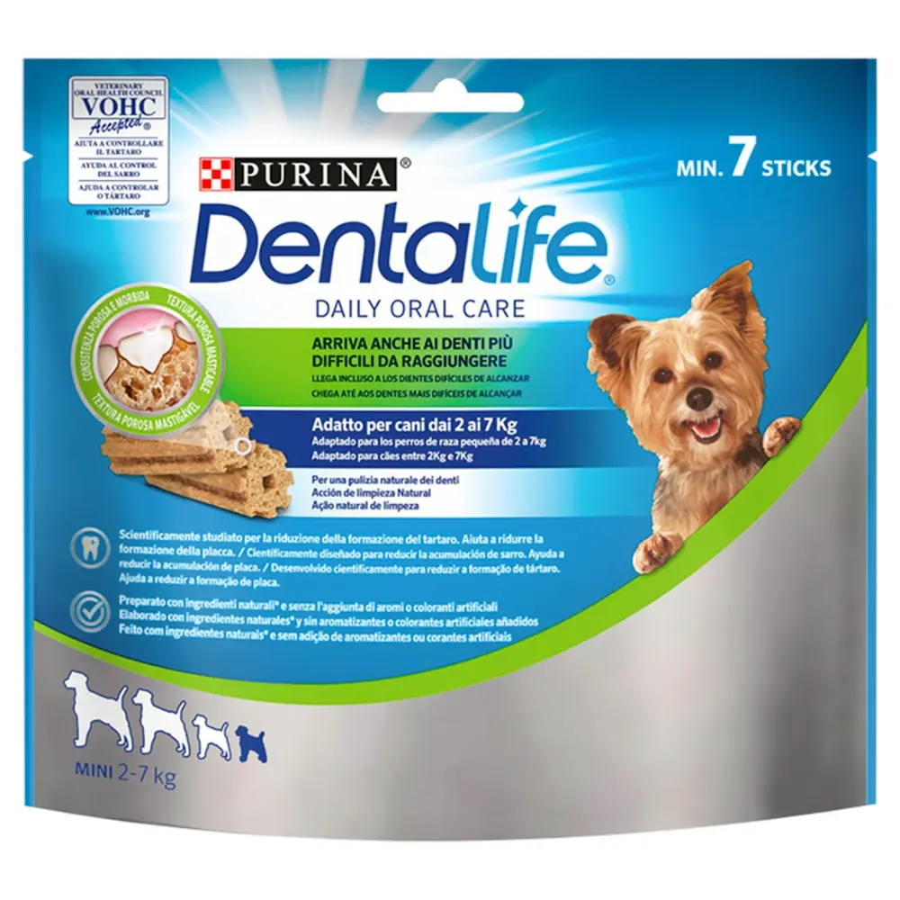 Dentalife Extra Small jutalomfalat kutyáknak 69g - 7db