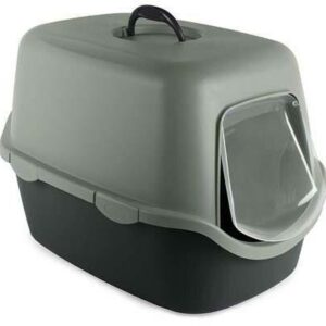 Stefanplast Cathy Macska WC Green Line 56x40x40cm (Sötétszürke/Szürke)