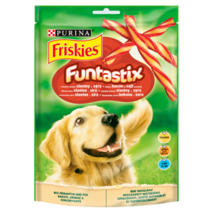 Friskies Funtastix bacon és sajt ízű jutalomfalat 175g