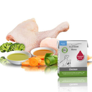 Platinum Menu Puppy Chicken / Nedves kölyök kutyatáp csirkehúsból (375g)