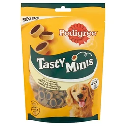 Pedigree Tasty Minis Marha + Sajt darabok 140g