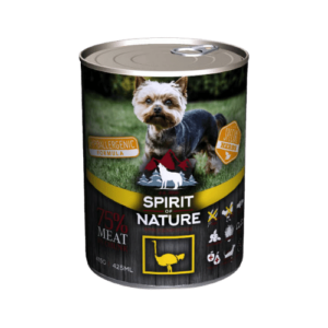Spirit of Nature hipoallergén konzerv strucchússal 415gr