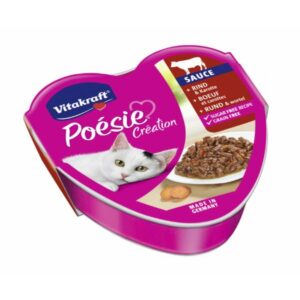 Vitakraft Poésie szószos falatkák, Marha és sárgarépa - 85g