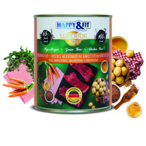 Happy&fit Superior Vaddisznó-répa-burgonya 800g