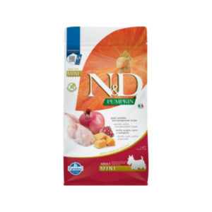 N&D Dog Fürj és Gránátalma Sütőtökkel Adult Mini 2kg