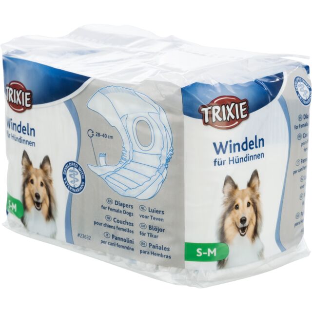 Trixie Pelenka S-M 30-46cm - Inkontinencia Kan kutyának 12db #23641