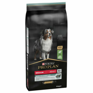 Purina Pro Plan Medium Adult Sensitive Digestion bárányban gazdag száraz kutyaeledel 14kg