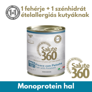 Salute360 konzerv hipoallergén 300g (hal-burgonya)