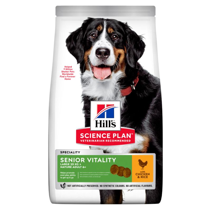 Hill's Science Plan Mature SENIOR Adult 7+ Youthful Vitality Large csirke