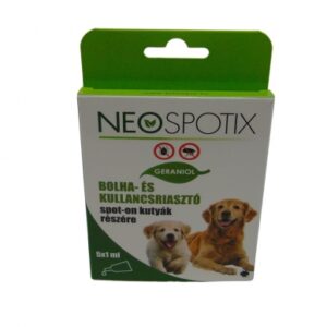 Neospotix bolha-és kullancsriasztó spot-on kutyáknak 5x1ml