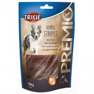 Trixie Jutalomfalat Premio Lóhús Csíkok 11cm, 100g #31855