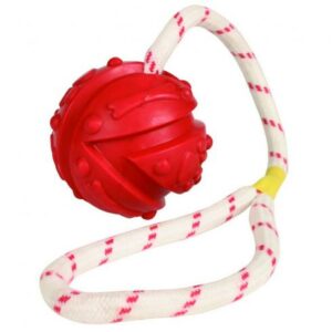 Trixie Játék Labda Kötéllel 7cm/35cm #33482