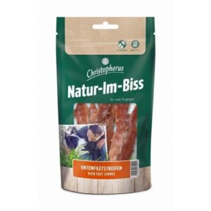 Christopherus Kacsamell csíkok Natur-Im-Biss  Jutalomfalatok 70 gr