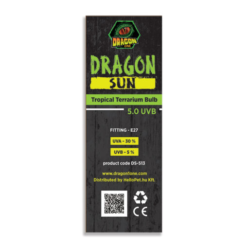 DragonOne Dragon Sun 5.0 Mini Compact Tropical trópusi UVB izzó terráriumba – 13W (E27) - Image 4