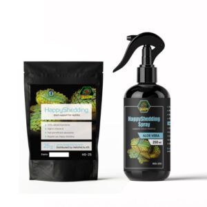 DragonOne HappyShedding Kit Teljes vedlés támogató csomag | Vitamin 25 gr + Spray 250 ml