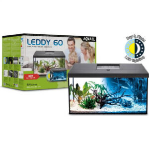 AquaEl Leddy Day&Night 60 black - akvárium szett (fekete) 54l/60x30x30cm