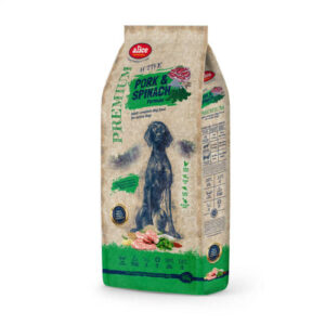 AlicePROFESSIONAL Adult ACTIVE Pork&Spinach száraztáp 17 kg
