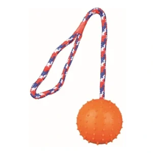 Trixie Játék Tömör Gumi Labda Kötéllel  7cm/30cm