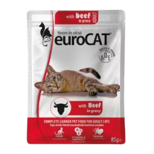 EuroCat pouch 85 gr marhával