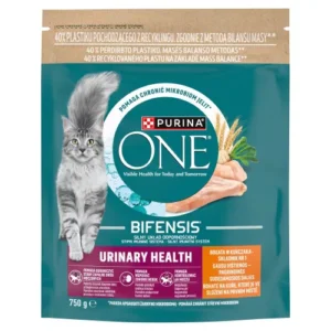 Purina ONE Urinary Care – Csirkében gazdag száraz eledel felnőtt macskáknak 750 gr