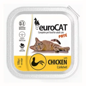 Euro Cat Alutálka Paté Csirke (100g)