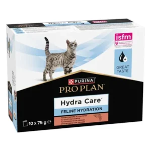 Pro Plan Hydra Care Feline – Lazacos kiegészítő eledel macskáknak (10 x 75g)